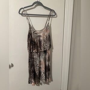 H&M Tropical Print Sleeveless Dress